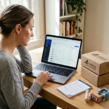 Branded e-commerce store fulfillment workspace