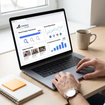 Search engine submission and new media marketing dashboard