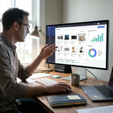 Turn-key ecommerce webstore with product catalog dashboard