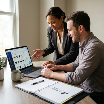 E-commerce coach guiding a new store owner