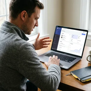 Done-for-you marketing and sales platform dashboard