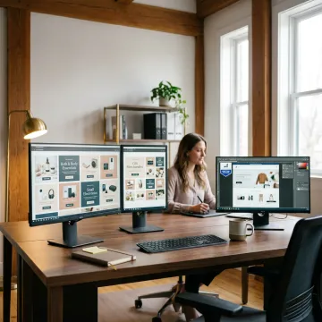 Branded social media design for an e-commerce business