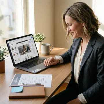 E-commerce consultant planning a BigCommerce store launch