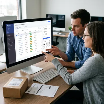 Dropshipping fulfillment workflow dashboard