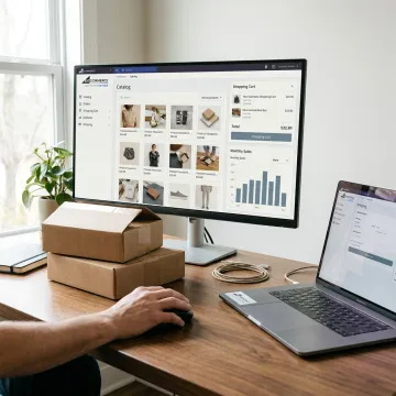 Turn-key online product superstore dashboard