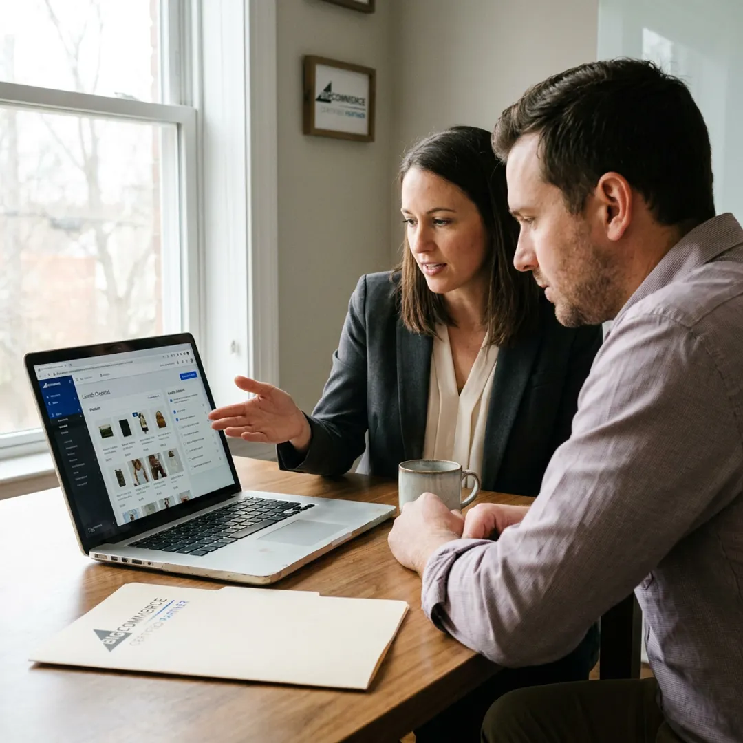 E-commerce consultant helping launch an online store