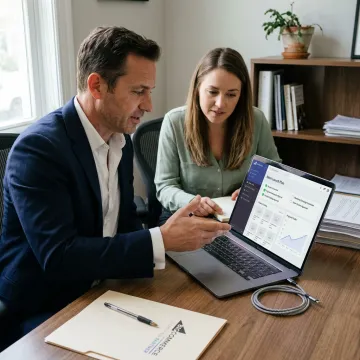 Consultant planning an e-commerce webstore launch