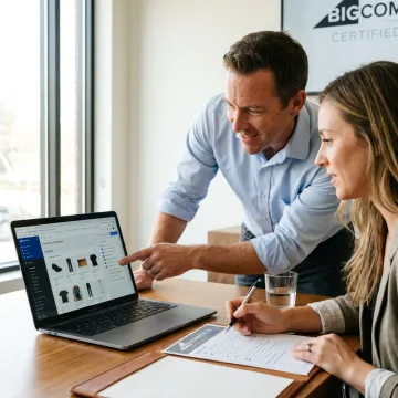 Consultant planning a dropshipping store launch
