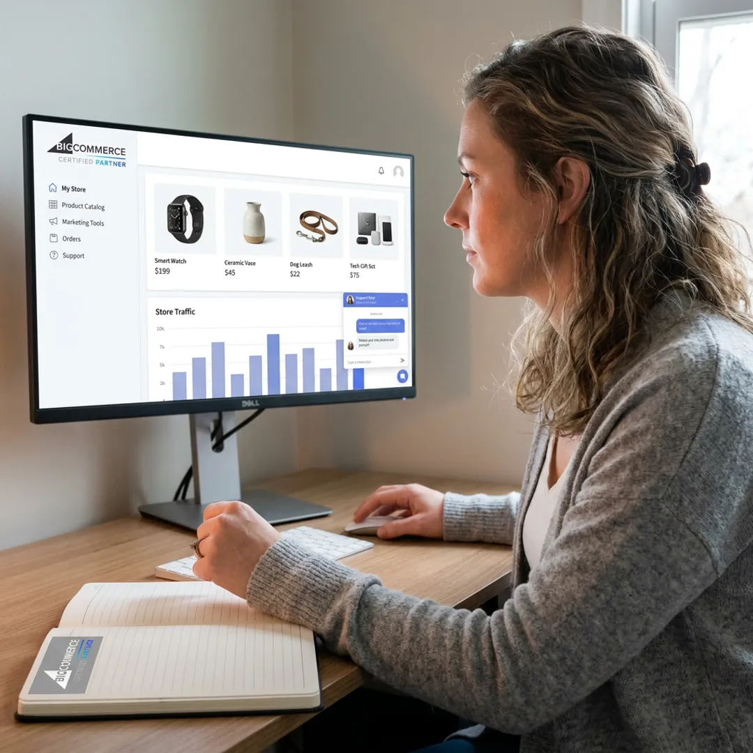Entrepreneur comparing online store package features