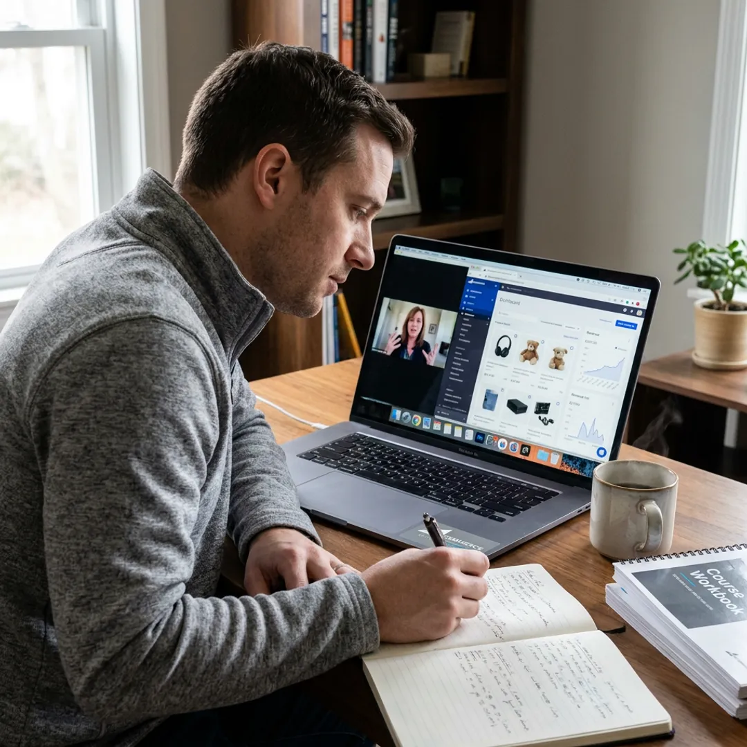 Dropshipping mentor program online training session