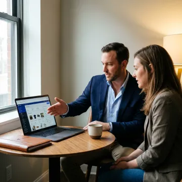 E-commerce coach guiding an online store owner