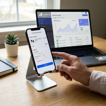 Secure mobile checkout on an e-commerce store