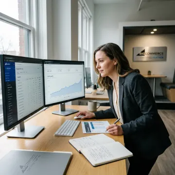 E-commerce SEO strategy dashboard