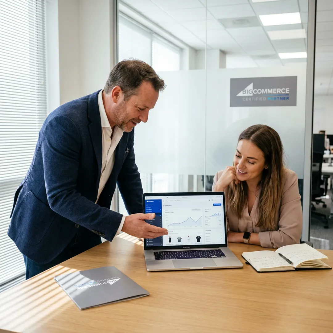 E-commerce consultant teaching online store strategy