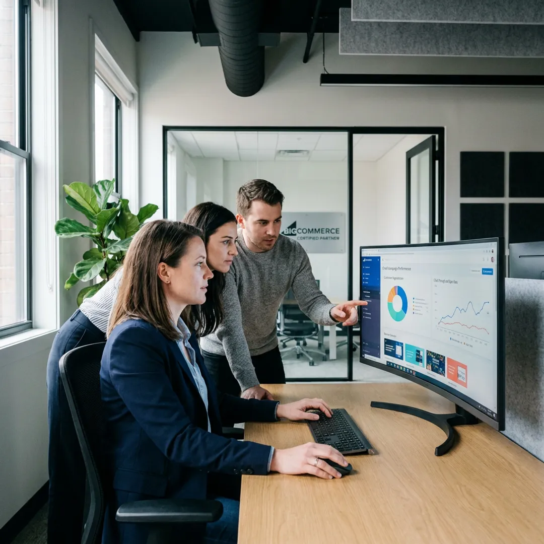 Digital marketing dashboard for email campaigns
