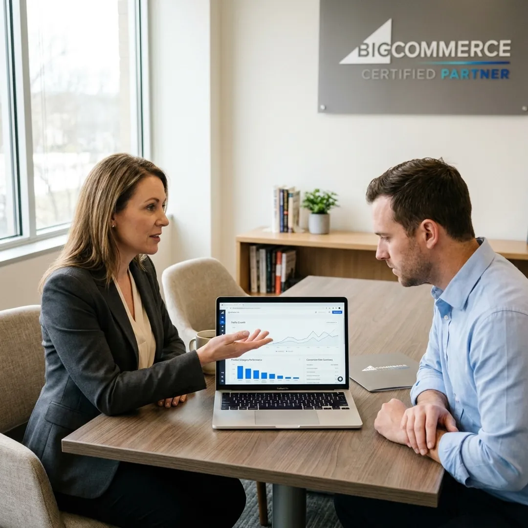 SEO coach teaching e-commerce marketing through MBV University