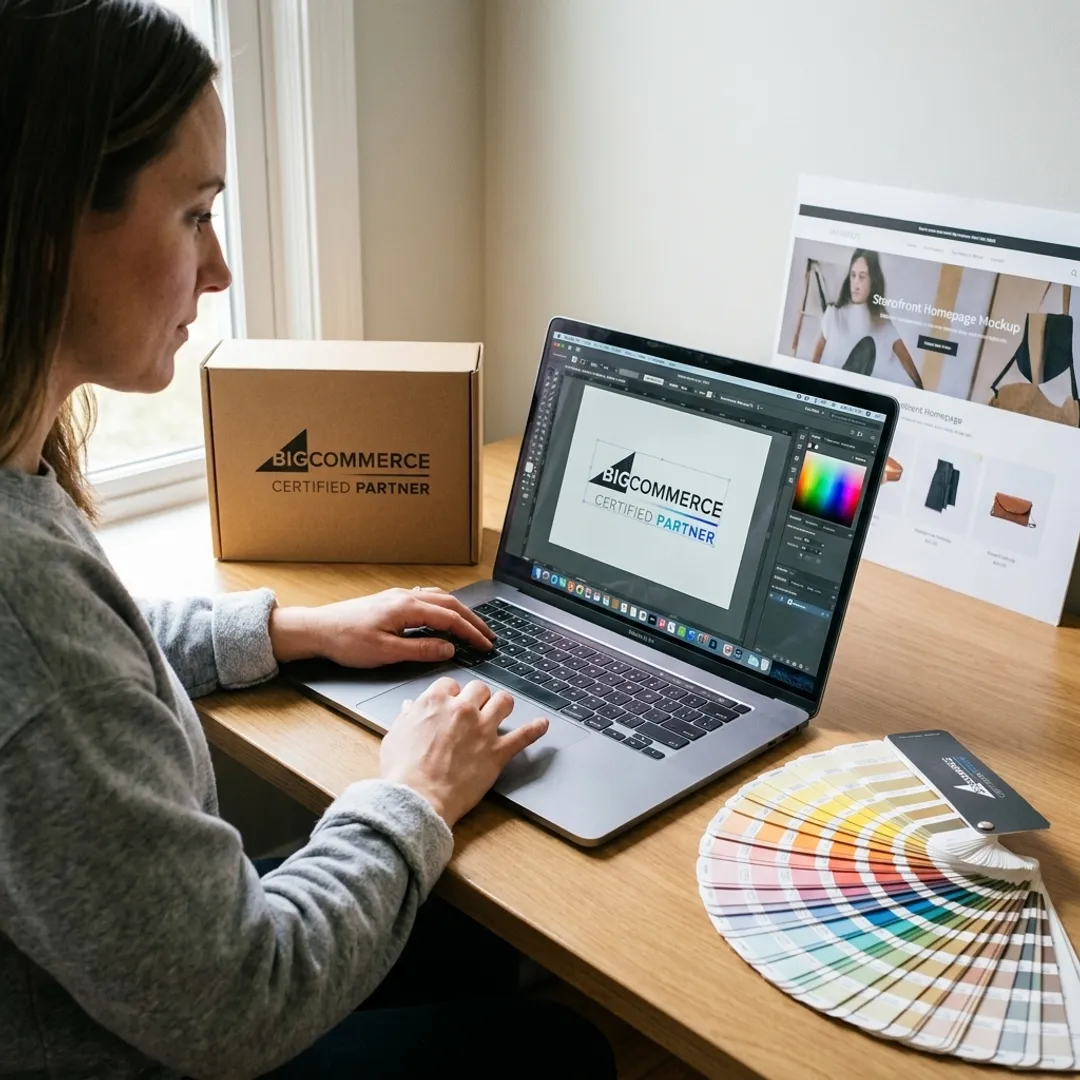 Custom logo design for e-commerce storefront