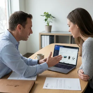 Social media marketing coach training entrepreneur