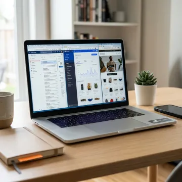 Branded business e-mail on an online store domain