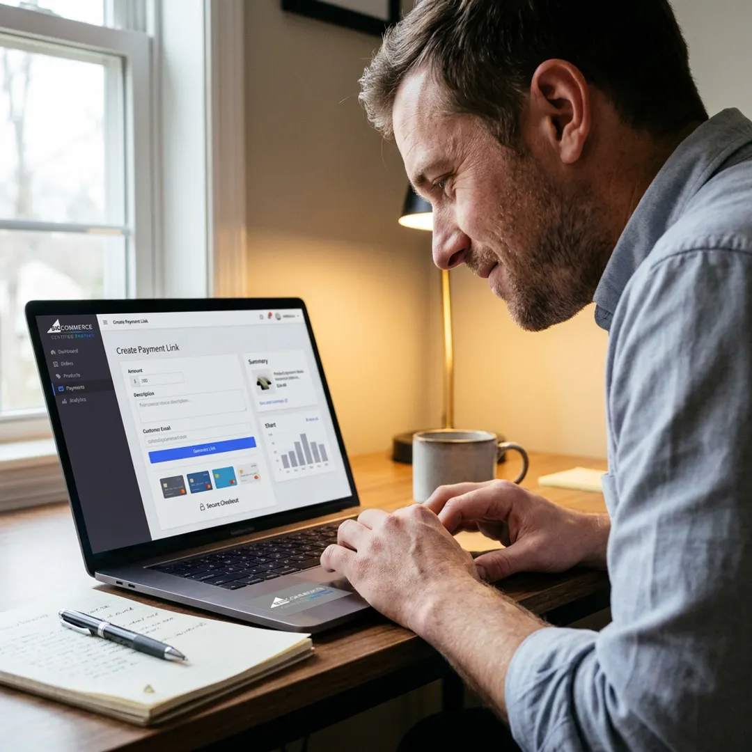 Secure instant payment link dashboard