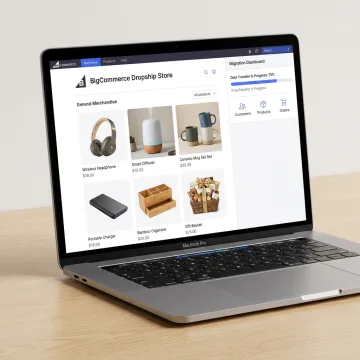 BigCommerce store development dashboard