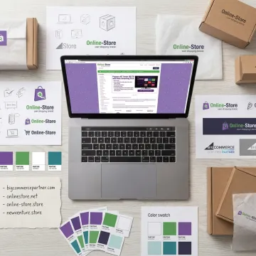 Custom branded e-commerce store design