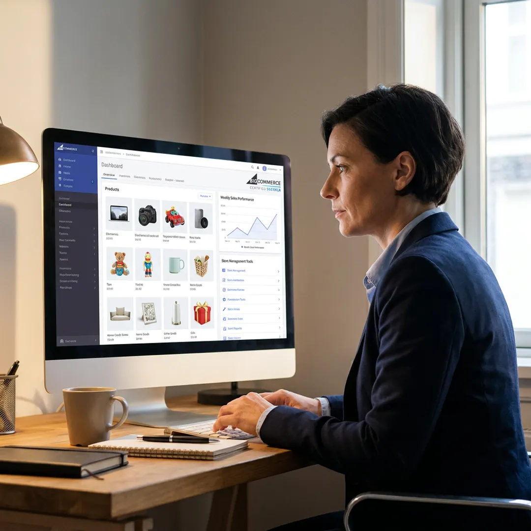 Pre-loaded e-commerce webstore dashboard
