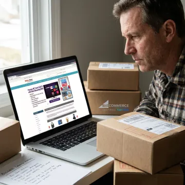 Entrepreneur launching a turn-key e-commerce business