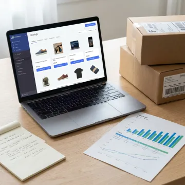 Turn-key e-commerce business launch workspace