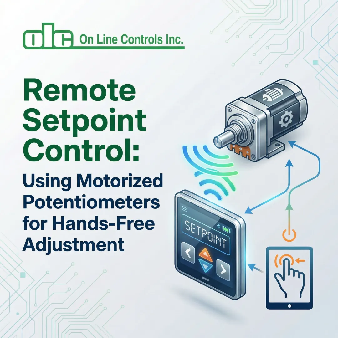 Remote Setpoint Control: Using Motorized Potentiometers for Hands-Free Adjustment