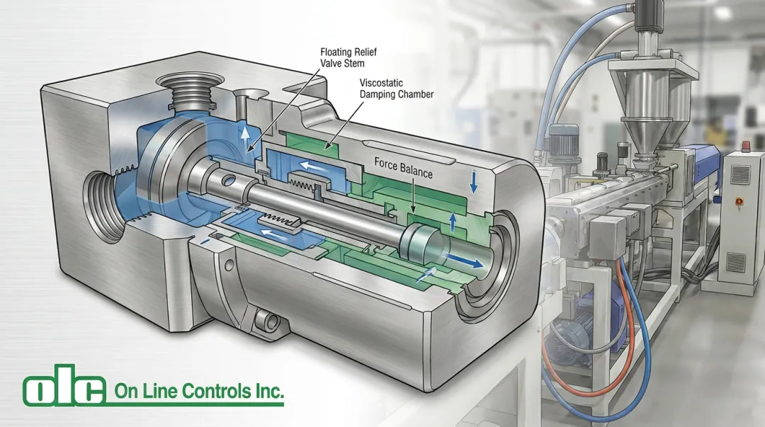 MicroAir ultra-low pressure regulator force balance mechanism cutaway diagram