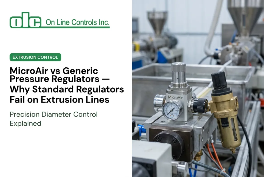 MicroAir vs Generic Pressure Regulators — Why Standard Regulators Fail on Extrusion Lines