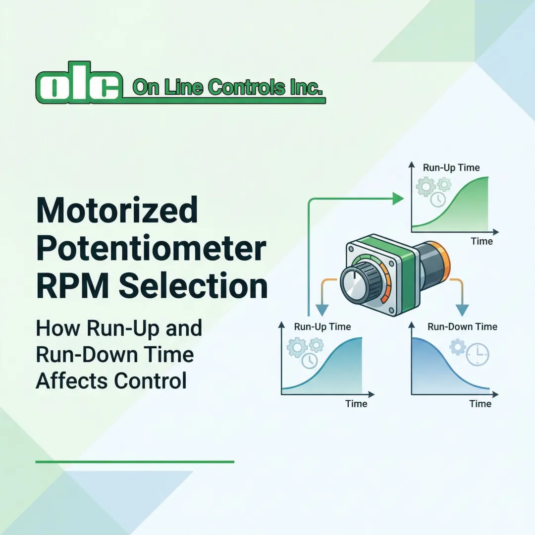 Motorized Potentiometer RPM Selection: How Run-Up and Run-Down Time Affects Control