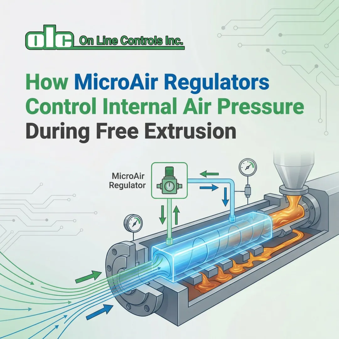 How MicroAir Regulators Control Internal Air Pressure During Free Extrusion