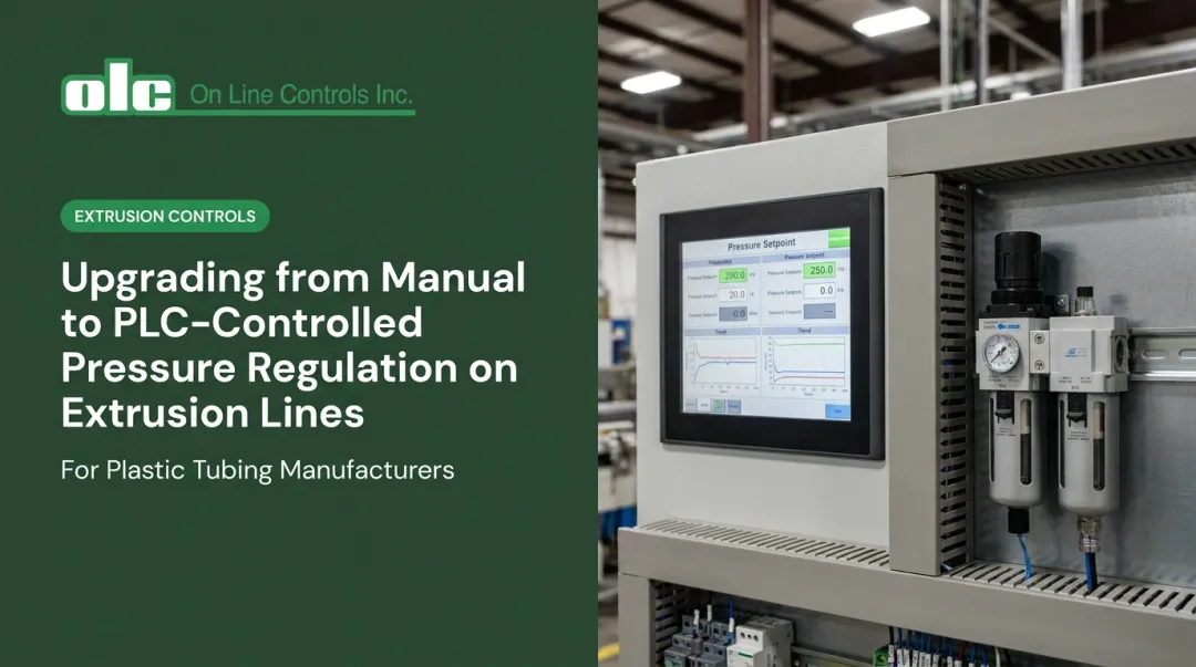 Upgrading from Manual to PLC-Controlled Pressure Regulation on Extrusion Lines