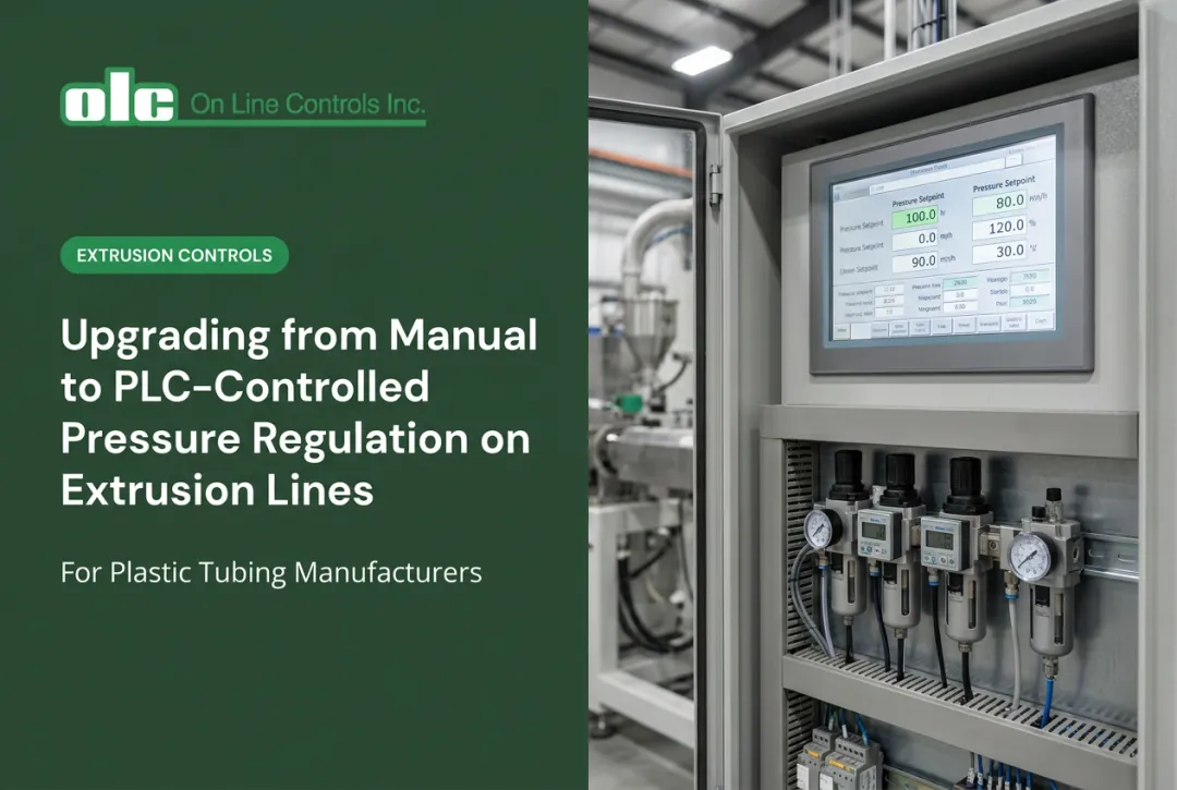 Upgrading from Manual to PLC-Controlled Pressure Regulation on Extrusion Lines