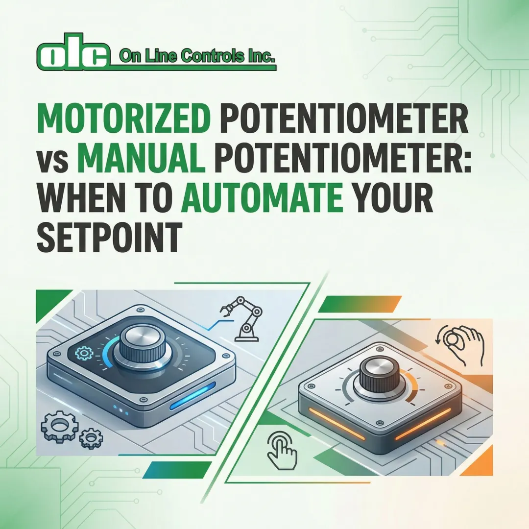Motorized Potentiometer vs Manual Potentiometer: When to Automate Your Setpoint