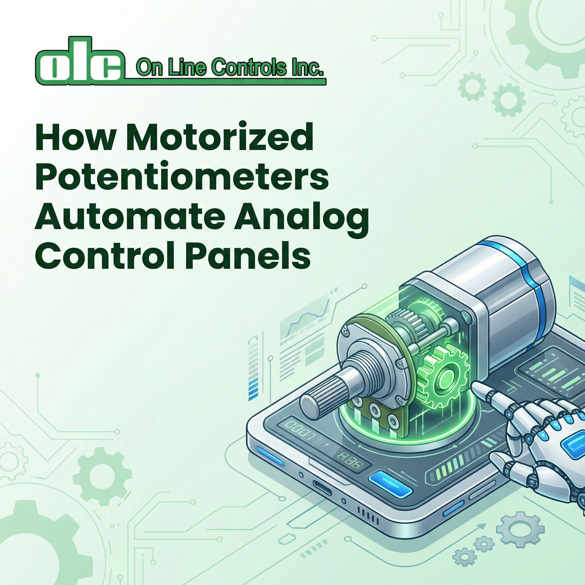 How Motorized Potentiometers Automate Analog Control Panels
