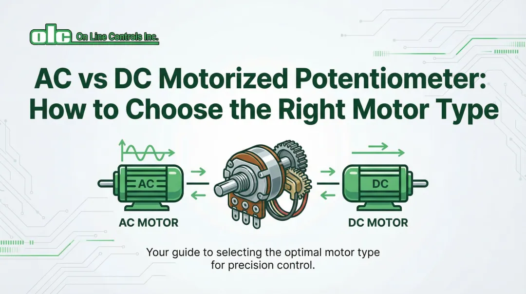Cover image for AC vs DC Motorized Potentiometer: How to Choose the Right Motor Type