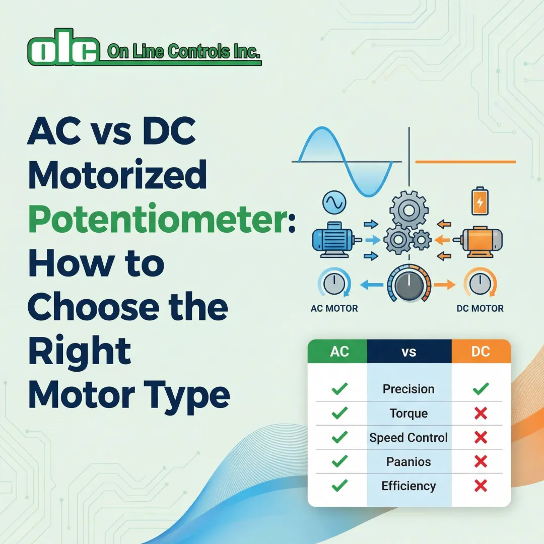AC vs DC Motorized Potentiometer: How to Choose the Right Motor Type