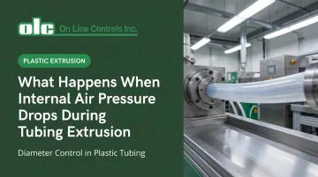 What Happens When Internal Air Pressure Drops During Tubing Extrusion
