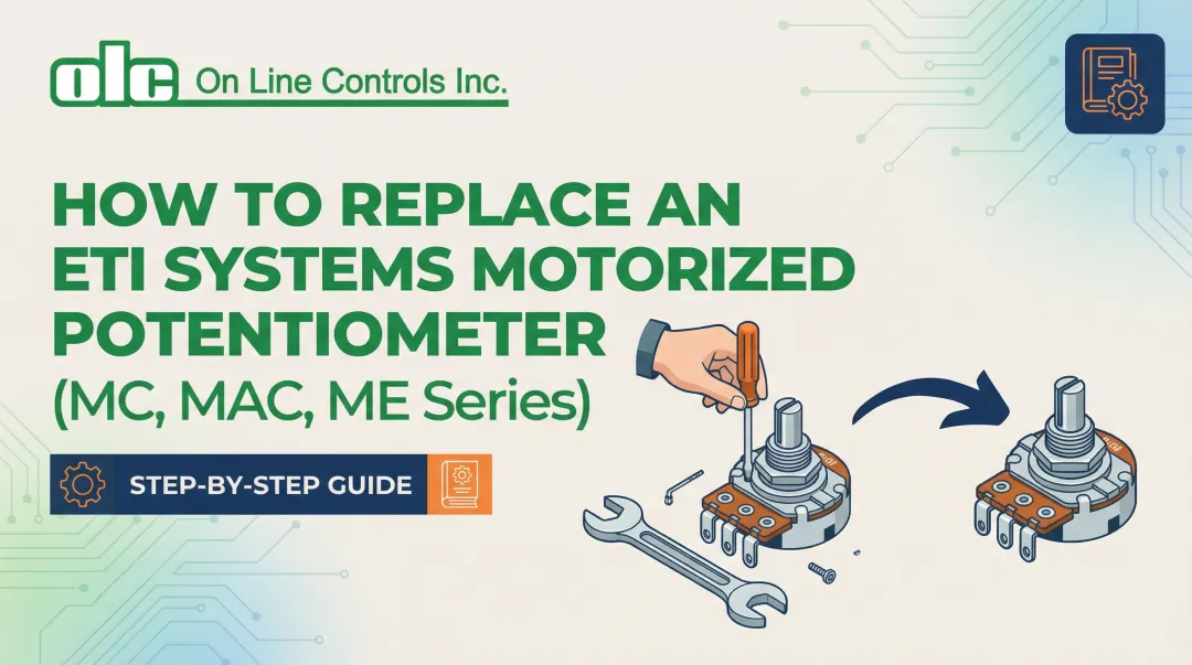 Cover image for How to Replace an ETI Systems Motorized Potentiometer (MC, MAC, ME Series)
