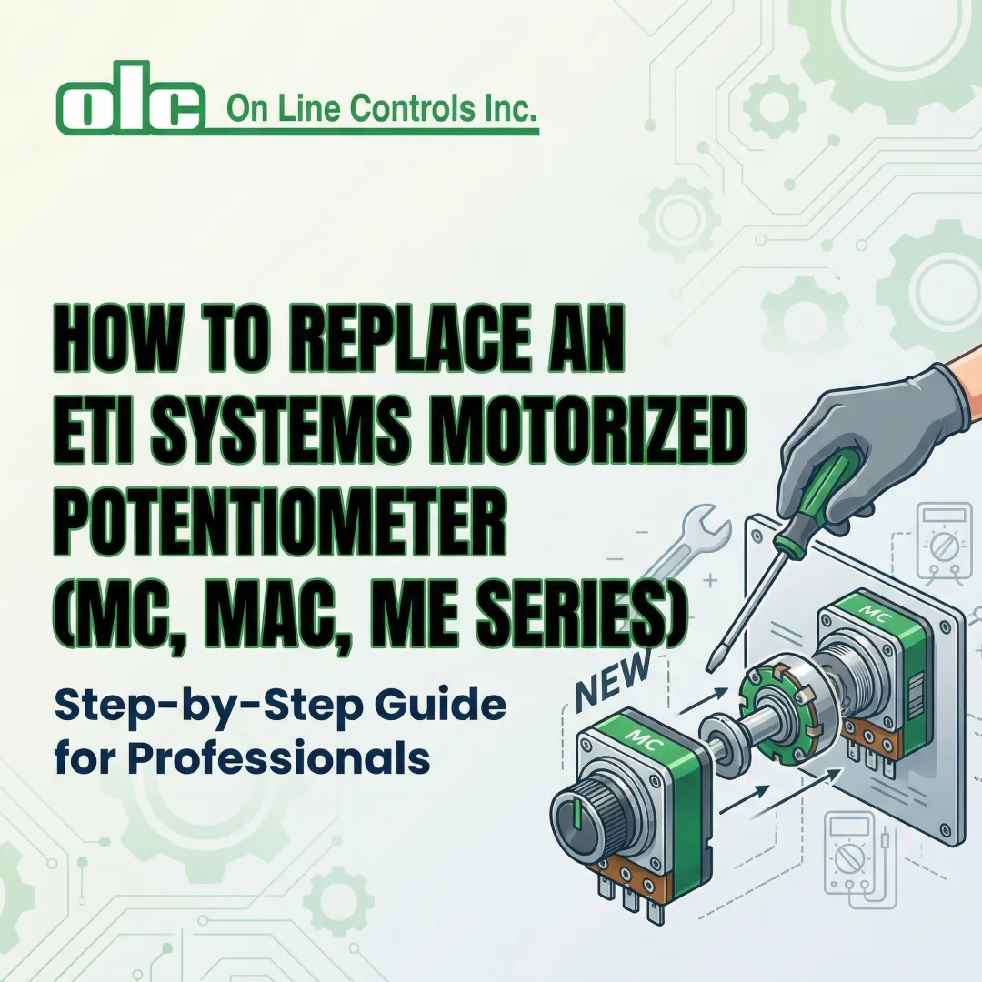 How to Replace an ETI Systems Motorized Potentiometer (MC, MAC, ME Series)