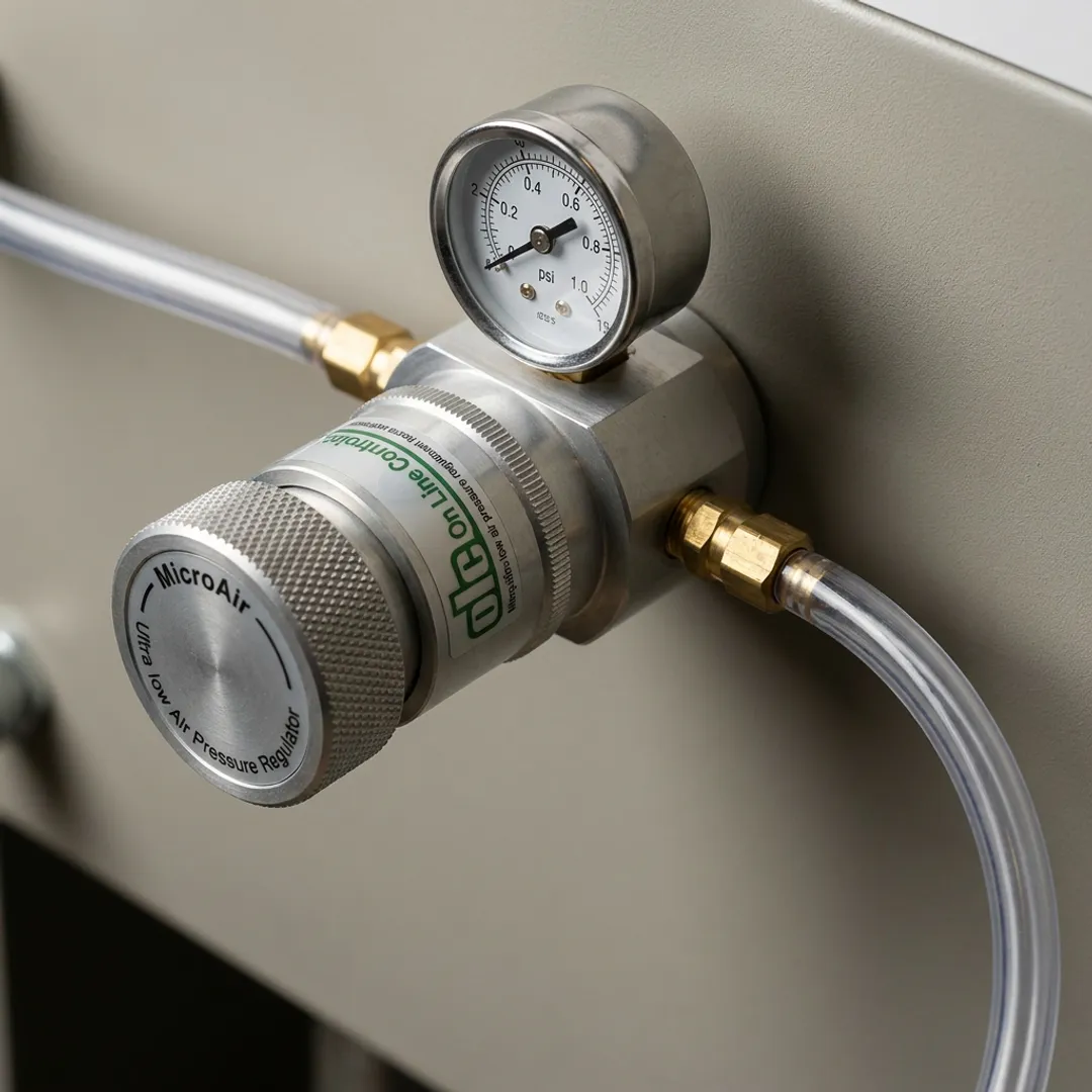 MicroAir pressure regulator used for extrusion control