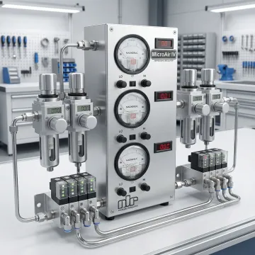 Precision pneumatic control system components and manufacturing