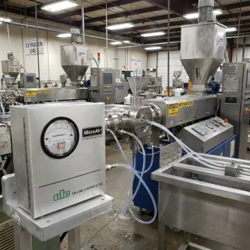 Custom MicroAir regulator for plastic tubing extrusion