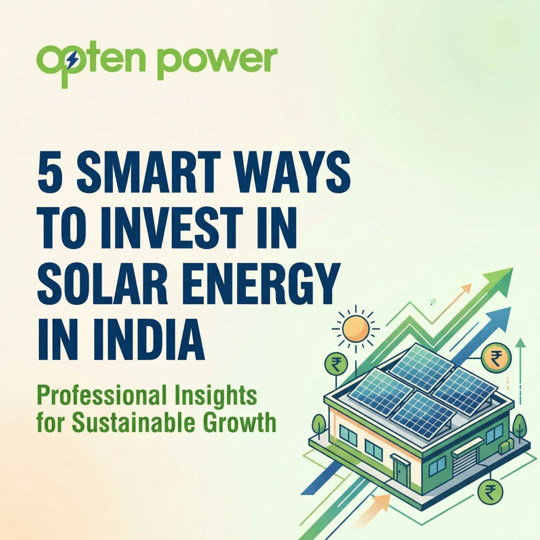 5 Smart Ways To Invest In Solar Energy In India