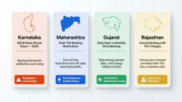 India state-level renewable energy open access regulatory rules comparison infographic