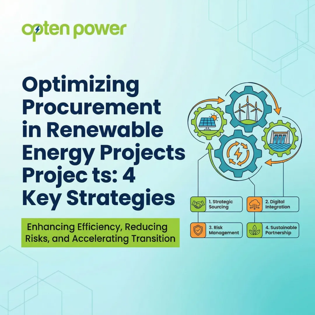 Optimizing Procurement in Renewable Energy Projects: 4 Key Strategies
