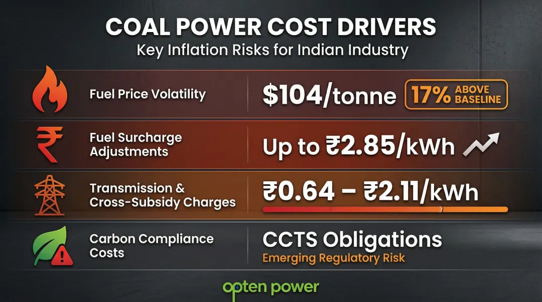 Four key coal power cost drivers for Indian industrial consumers in 2026